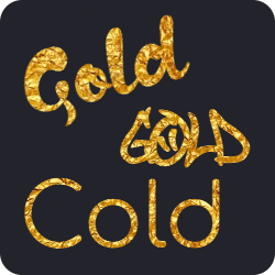 Golden caption with beautiful font