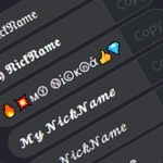 Beautiful fonts for nickname