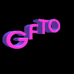 Font animation GIF