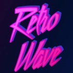 Beautiful Font and Effect in Retrowave 3D Text Generator