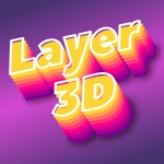 3D text: gradient effect from layers