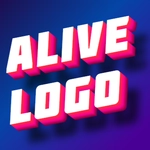 Logo with gradient font and volume