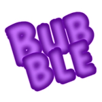 Bubble text with inflated letters effect