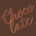 Generator of beautiful chocolate font