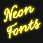 Neon logo constructor