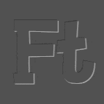 Create gif inscription with falling letters effect
