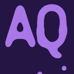 Beautiful font in GIF animation video liquid