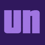 Inscription with GIF animation effect of letter merging