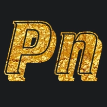 Golden inscription with cricketinline font