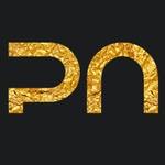Golden text with androidkg font