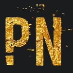 Golden text with the rusboycott font