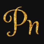 Golden text with sladkoeshka font