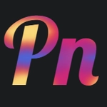 Instagram gradient text background - Lobster Font