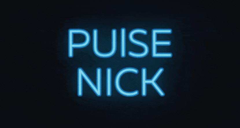 Pulsing animation for a neon nickname