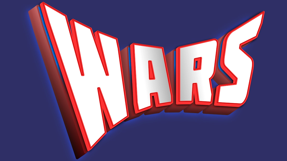 Epic superhero 3D text for games and comics