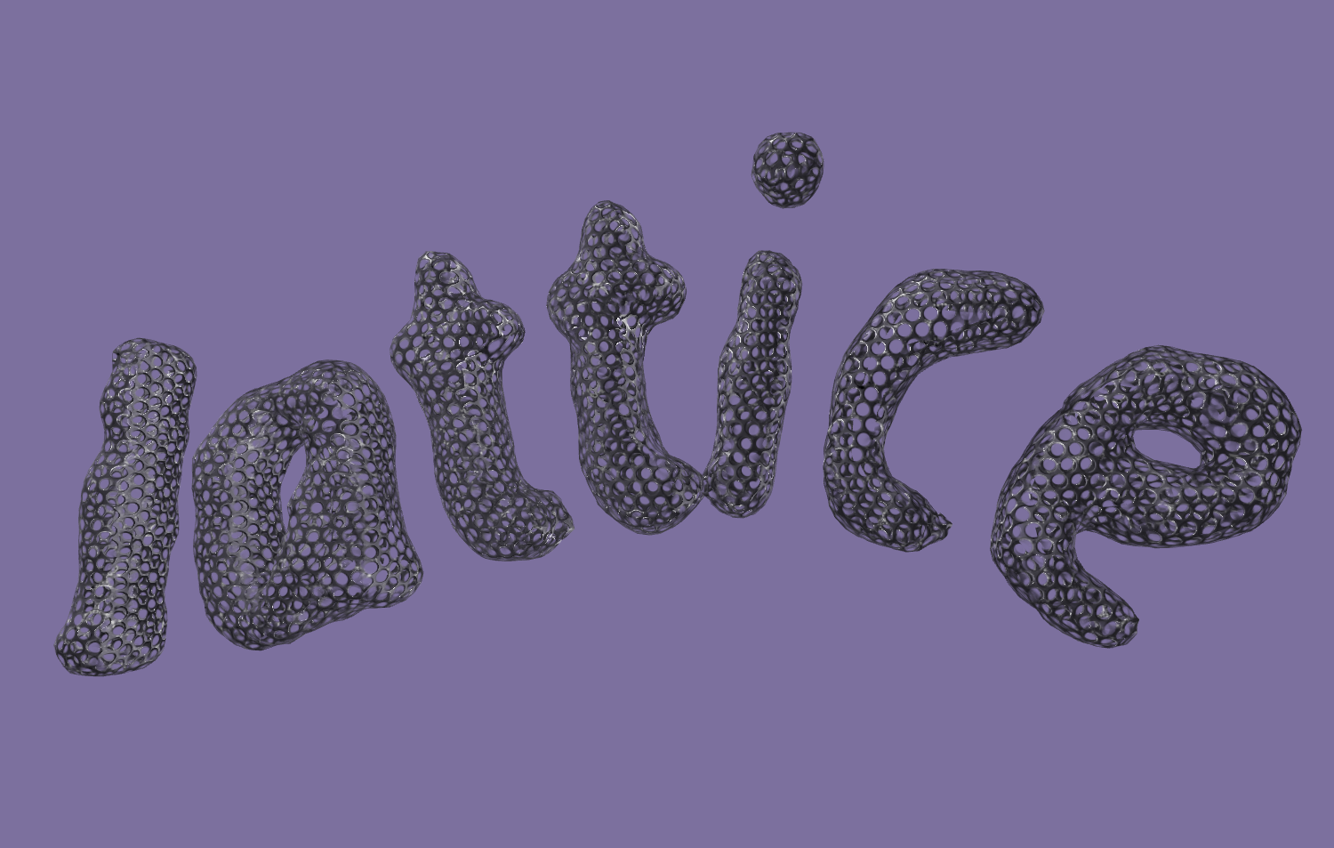 Text in a beautiful grid font