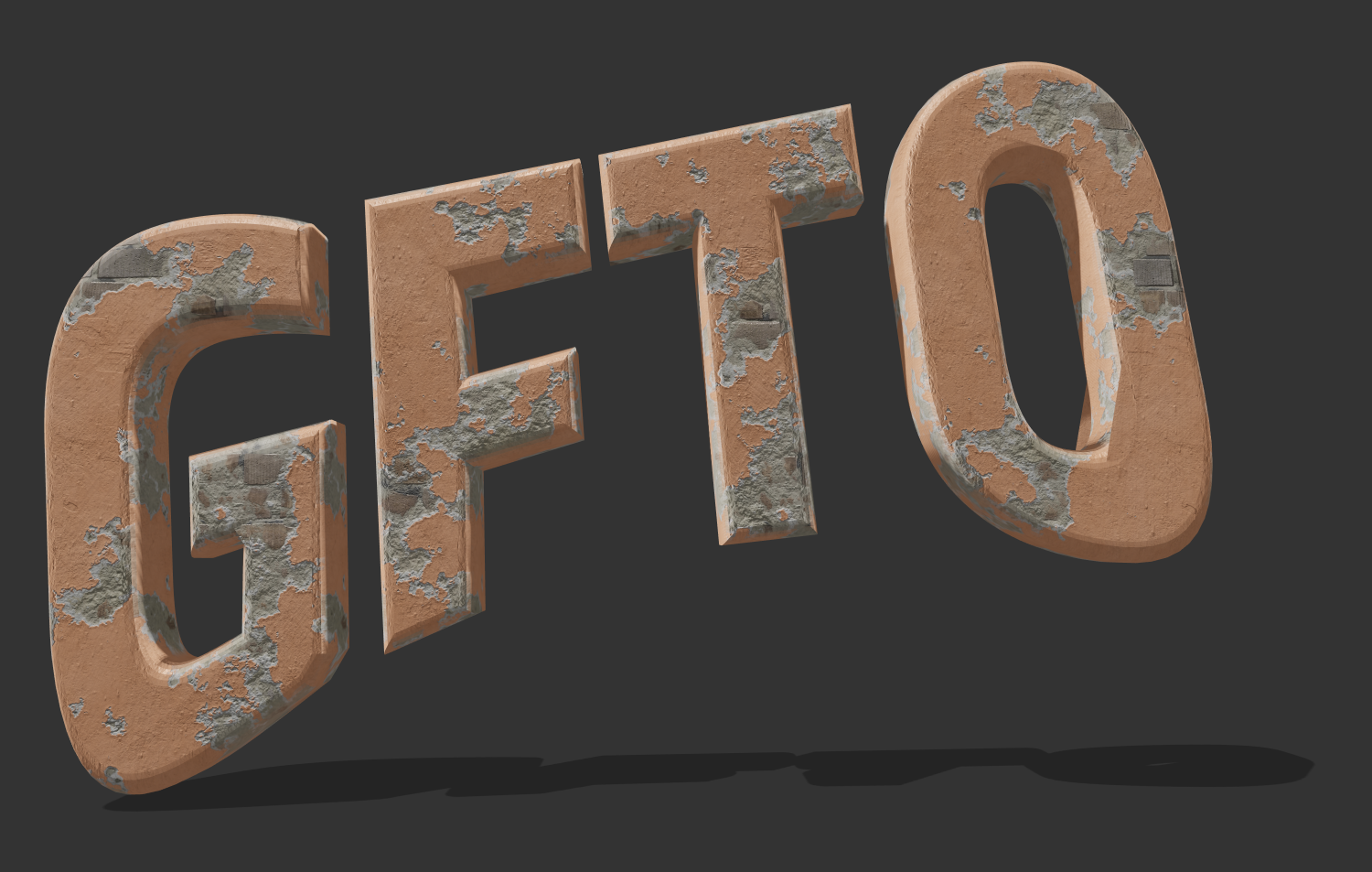 Write text in a beautiful stucco font