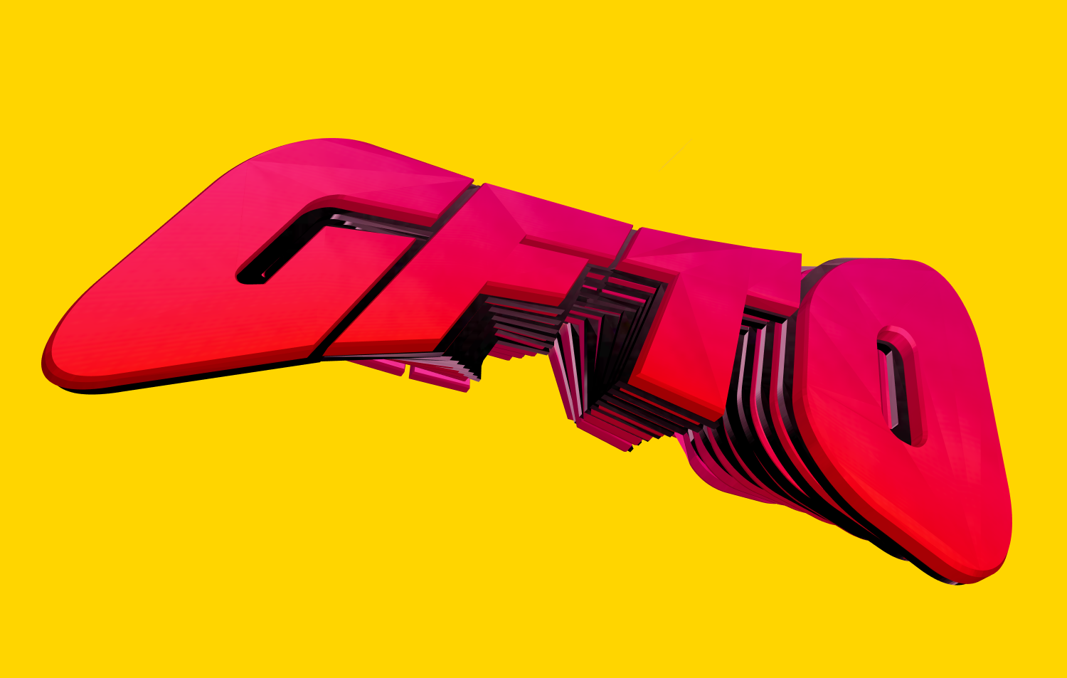Beautiful synthwave font