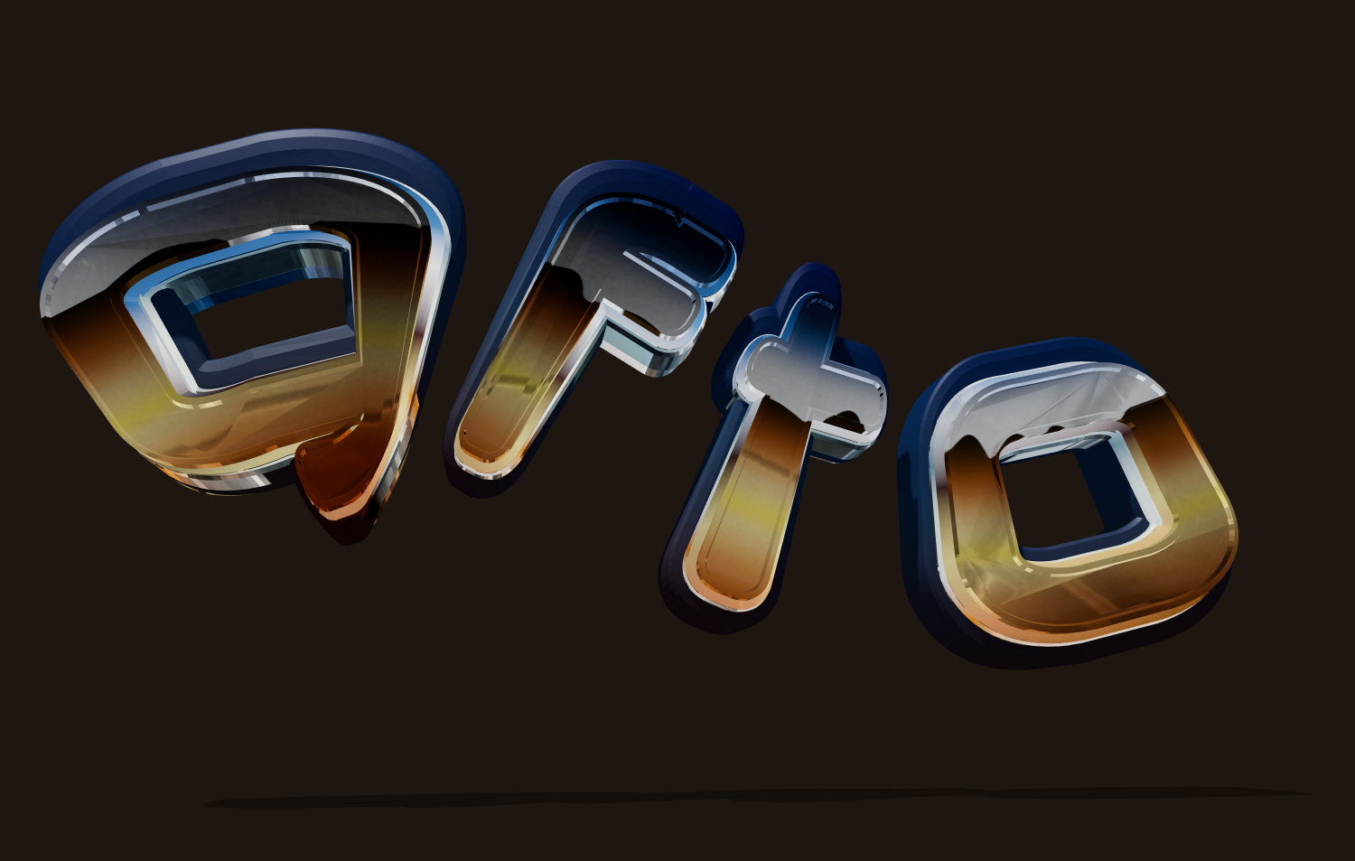 Beautiful retro font in 80s style