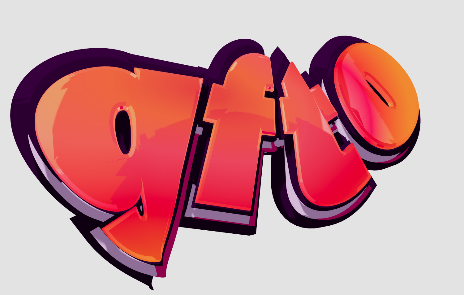 Make a label with a beautiful gaming graffiti font