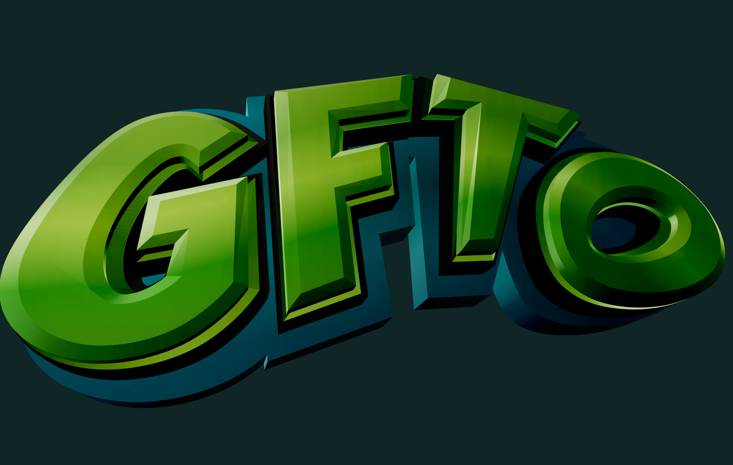 Beautiful game glossy font