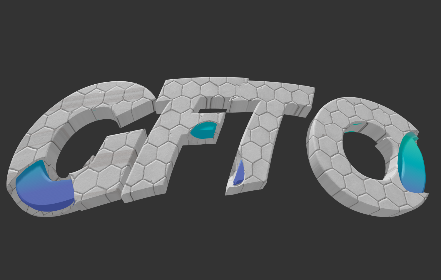 Beautiful label in a tile gradient style