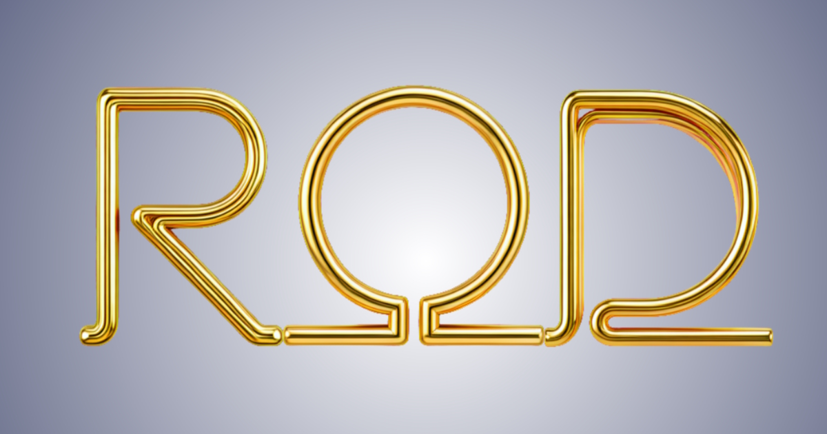 Golden neon: example of generating a contour 3D font from tubes