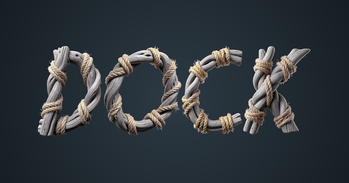 Wooden text: example of 3D font generation from branches and ropes
