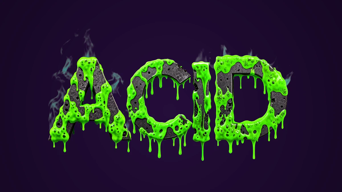 Acid text.