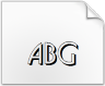 Download the a_BosaNovaSh font