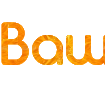 Beautiful text on orange pulp background - Comfortaa font