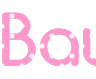 Create an elegant pink PNG text with Comfortaa font