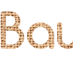 Create Your Unique Headline with a Sack Fabric Background and Comfortaa Font in the Online Constructor