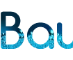 Inscription with mineral water effect — beautiful Comfortaa font