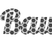 Create a beautiful carbon letter text - Lobster font PNG