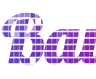 Create colorful online text tile - png font Lobster