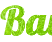 Write a beautiful online heading from letters with a lime background — Lobster font