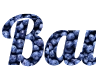 Your funny text with blueberry background - Lobster font