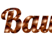 Online text constructor with a chocolate background - Lobster font