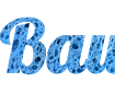 Logo text texture sponge - Lobster Font