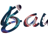 Online sign creator with abstract background and stylish font