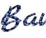 Create a unique berry-blue header in the online constructor - effect font