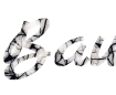 Unique text with crack effects on the background