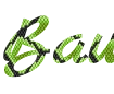 Create a unique text design with the font and snake skin background