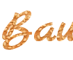 Online text generator with bread crust texture and beautiful font