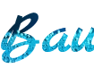 Create a stylish logo with a mineral water-inspired font and background