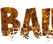 Font with a beautiful PNG background